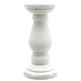 Matt White Ceramic Candle Holder