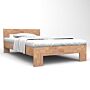 Vidaxl Bed Frame Solid Oak Wood 160x200 Cm