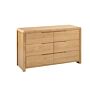 Curve 6 Drawer Wide Chest