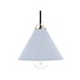 Ceiling Lamp Blue Metal 162 Cm Pendant