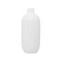 Decorative Table Vase White Stoneware 31 Cm