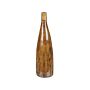 Decorative Vase Gold Brown Wood Effect Terracotta Elegant