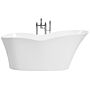 Freestanding Bath White Glossy Sanitary Acrylic 1700 X 800 Mm Single Oval