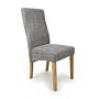 Bailey Tweed Grey Dining Chair