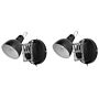 Set Of 2 Wall Lamps Black Metal Sconce Adjustable Swing Arm