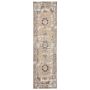 Runner Rug Beige 80 X 300 Cm Oriental Distressed