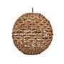 Pendant Lamp Brown Paper Cord Natural Materials Shade Adjustable Cord Boho Lightning Hanging Light