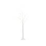 Outdoor Led Christmas Tree White Metal 160 Cm Decoration Seasonal Home Garden Décor With Lights