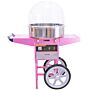 Kukoo Candy Floss Machine With Cart & Protective Dome