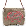 Fab Fringe Bag - Elephant Embroidery