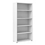 Prima Bookcase 4 Shelves In White