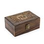 Mango Carved Tea Box - ( 9 Compartments)