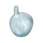 Decorative Vase Blue Terracotta 26 Cm Handmade Distressed Effect