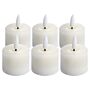 Luxe Collection Set Of 6 Natural Glow Led Tealight Candles