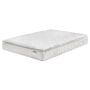 Pocket Spring Mattress White Bamboo Fabric King Size 5ft3 5 Zone Medium Firm Removable Cover