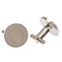 Celtic Fc Stainless Steel Round Cufflinks