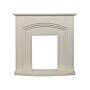 Adam Truro Fireplace In Cream, 41 Inch