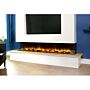 Adam Sahara Panoramic Media Wall Electric Fire, 81 Inch