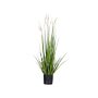 Artificial Potted Reed Plant Green And Black Synthetic Material 87 Cm Grass Decoration Indoor