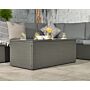 Berlin Grey Corner Modular Set - 3 Str & 2 Str Sofa, Table, Side Table, 1pc Armless Chair, 1pc Chair