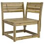 Vidaxl 5 Piece Garden Sofa Set Impregnated Wood Pine