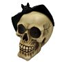 Gothic Skull Decoration - Skull Head With Bat