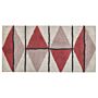 Area Rug Multicolour Cotton 80 X 150 Cm Low Pile Geometric Pattern Rectangular