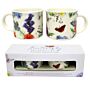 Set Of 2 Porcelain Espresso Cups - Butterfly Meadows