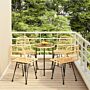 Vidaxl 5 Piece Garden Dining Set Poly Rattan