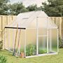 Vidaxl Greenhouse With Base Frame Silver 224x169x195 Cm Aluminium