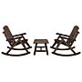 Vidaxl 3 Piece Garden Lounge Set Solid Wood Spruce