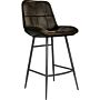 Leather & Iron Bar Chair