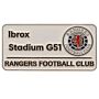 Rangers Fc Street Sign Badge