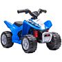 Aiyaplay Honda Licensed Kids Electric Quad Bike 6v Atv Ride On For 1.5-3 Years Blue