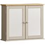 Bath Vida Priano 2 Door Mirrored Wall Cabinet, Grey & Oak