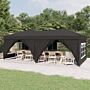 Vidaxl Folding Party Tent With Sidewalls Anthracite 3x6 M