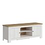 Celesto 2 Door Tv Unit In White And Oak