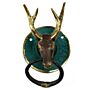 Brass Door Knocker - Stags Head