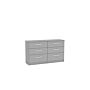 Lynx 6 Drawer Chest Grey