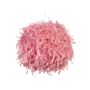 Pendant Ceiling Lamp Pink Faux Fur Ball Shade Globe Sphere Shaggy