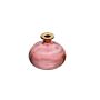 Pink Glass Candle Holder