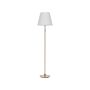 Floor Lamp Brass White Polyester Iron 148 Cm Empire Shade Light Retro Classic