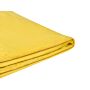 Bed Frame Cover Yellow Velvet For Bed 180 X 200 Cm Removable Washable