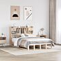 Vidaxl Bookcase Bed Without Mattress 160x200 Cm Solid Wood Pine