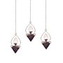 Gemstone Lantern Of Life Pendulum - Amethyst & Rock Quartz