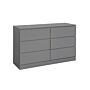 Oslo 6 Drawer Chest Grey