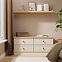 Norfolk 4 Drawer Bed Box In Kashmir Ash & Bardolino Oak