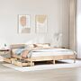 Vidaxl Bed Frame Without Mattress 200x200 Cm Solid Wood Pine