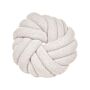 Knot Cushion White Boucle 31 X 31 Cm Tied-up Plushy Decorative