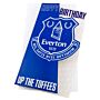 Everton Fc Crest Birthday Card